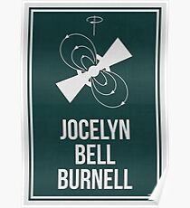 JOCELYN BELL BURNELL - Frauen in der Wissenschaft Poster