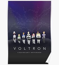 Voltron Minimalist Movie Poster Design Poster