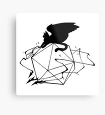 Wizard D20 Metal Print