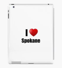 Spokane I Love City Lover Pride Funny Gift Idea iPad-Hülle & Klebefolie