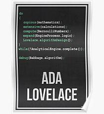 ADA LOVELACE - Frauen in der Wissenschaft Poster