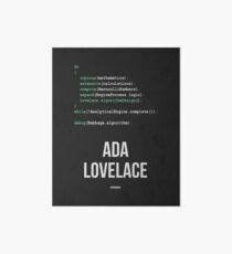 ADA LOVELACE - Women in Science Art Board