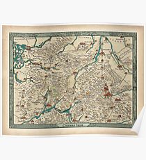 Lands of the Colymar Tribe and Surrounding Regions by Olivier Sanfilipo Poster