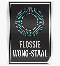 FLOSSIE WONG-STAAL - Frauen in der Wissenschaft Poster