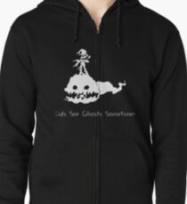 See Ghosts Zipped Hoodie