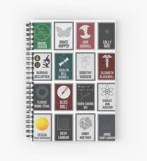 24 Women Who Changed Science. And The World. Spiral Notebook