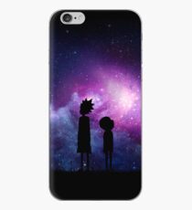 Minimalist Rick and Morty Space Design iPhone Case