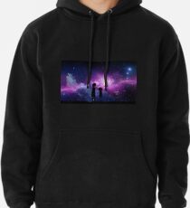 Minimalist Rick and Morty Space Design Pullover Hoodie