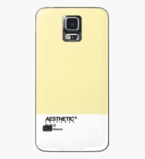 ÄSTHETISCHES UNIVERSUM PASTELL BANANA DESIGN Hülle & Skin für Samsung Galaxy