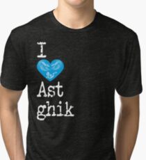 I Heart Astghik | Love the Armenian deity of fertility and love Tri-blend T-Shirt