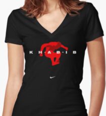 Air Khabib Nurmagomedov Women's Fitted V-Neck T-Shirt