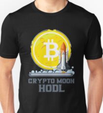 BITCOIN - Crypto Moon Hodl Unisex T-Shirt