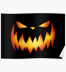 Smiling Pumpkin Poster