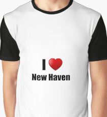 New Haven I Love City Lover Pride Funny Gift Idea Graphic T-Shirt