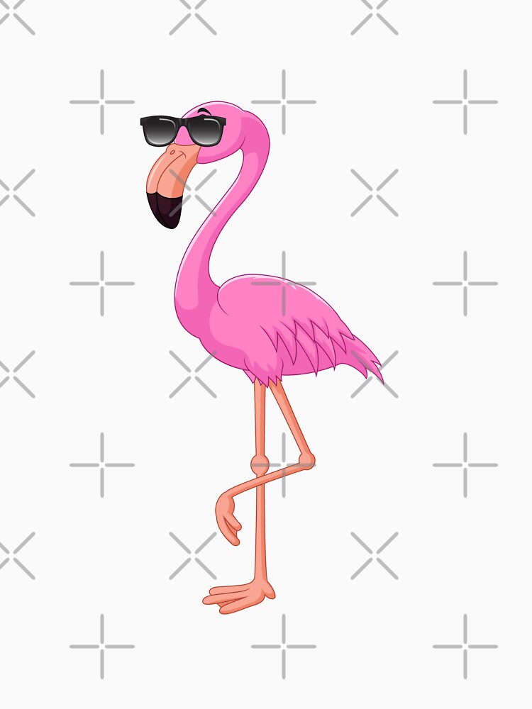 "Flamingo Sunglasses Tshirt Pink Flamingo Funny Gift Shirts " Tshirt