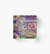 Little Miss Muffet's Tuffet Acrylic Block