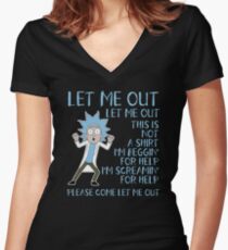 This Is Not a Shirt! Rick and Morty™ Fitted V-Neck T-Shirt