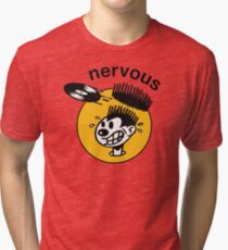NERVOUS RECORDS Tri-blend T-Shirt