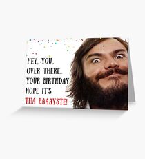 Tarjeta de felicitación Jack Black tarjeta de cumpleaños, tarjetas de felicitación meme
