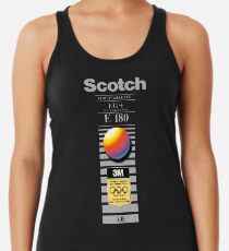Retro VHS tape vaporwave aesthetic alternate version Women's Tank Top