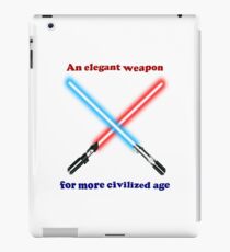 Lightsaber Civilized iPad Case/Skin