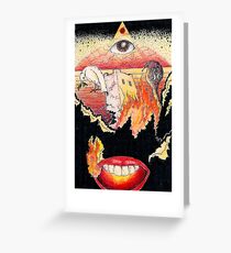 Tarot: The Tower Greeting Card