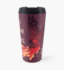 "Du wirst über die Asche steigen" Phoenix Thermobecher
