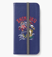 Shinjuku Stil iPhone Flip-Case/Hülle/Klebefolie