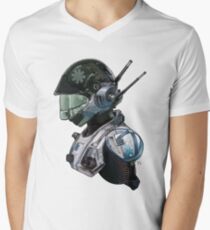 SPACE PILOT 1 Men's V-Neck T-Shirt