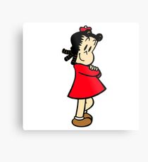 Little Lulu Posing Metal Print