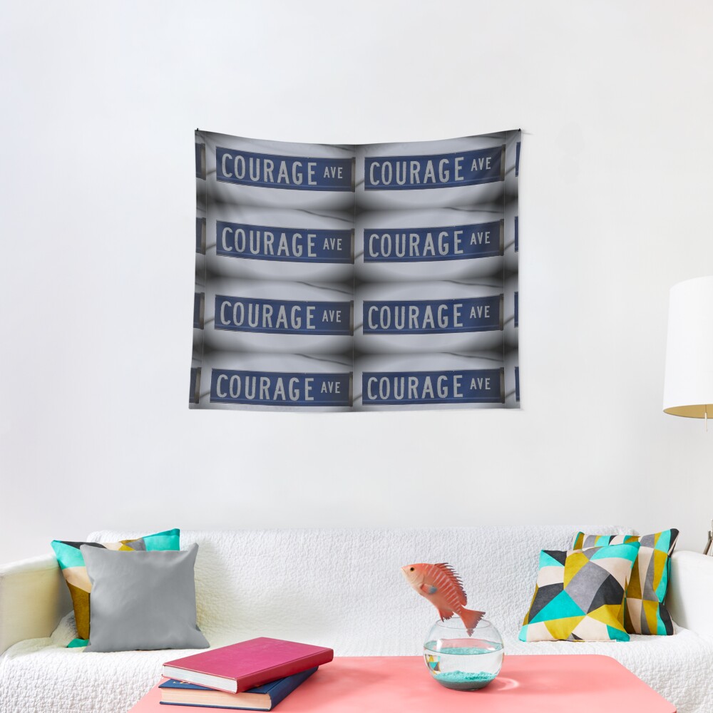 Courage Ave Tapestry