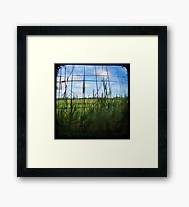 Through the Viewfinder and Fence Framed Print