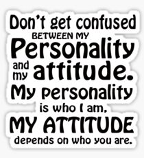 ATTITUDE TSHIRT Sticker