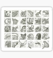 30 Animals Sticker