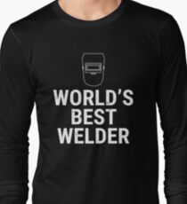 World's Best Welder Welding Mask T-shirt Long Sleeve T-Shirt