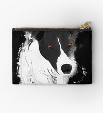 Dog funny glowing Art Studio Pouch