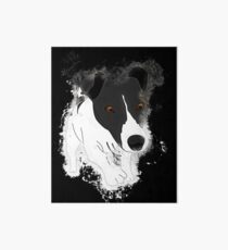 Dog funny glowing Art Art Board