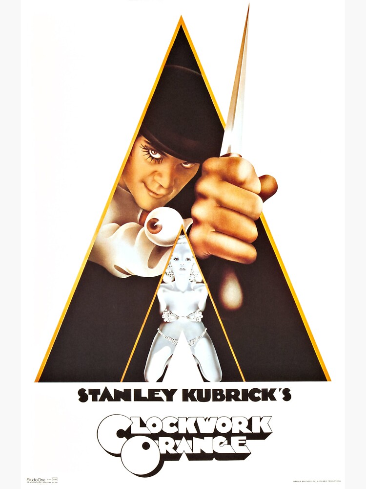 Vintage 1971 A Clockwork Orange, Posters, Movie, Retro by clothorama