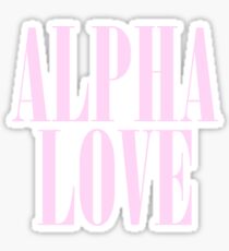 Alpha Love Sticker