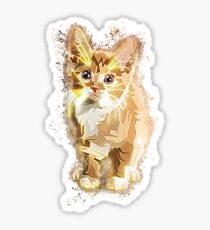 Cute pet glowing Art Sticker