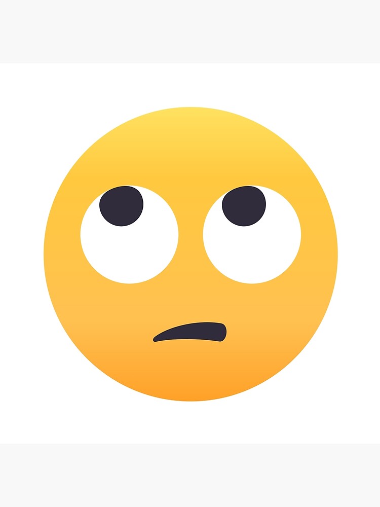 "JoyPixels ™ Rolling Eyes Emoji" Dekokissen von joypixels Redbubble