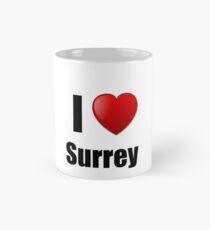 Surrey I Love City Lover Pride Funny Gift Idea Mug