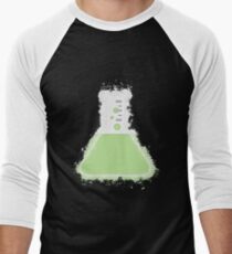 Flask beaker glowing Art Men's Baseball ¾ T-Shirt