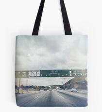 Los Angeles Road Sign California Tote Bag