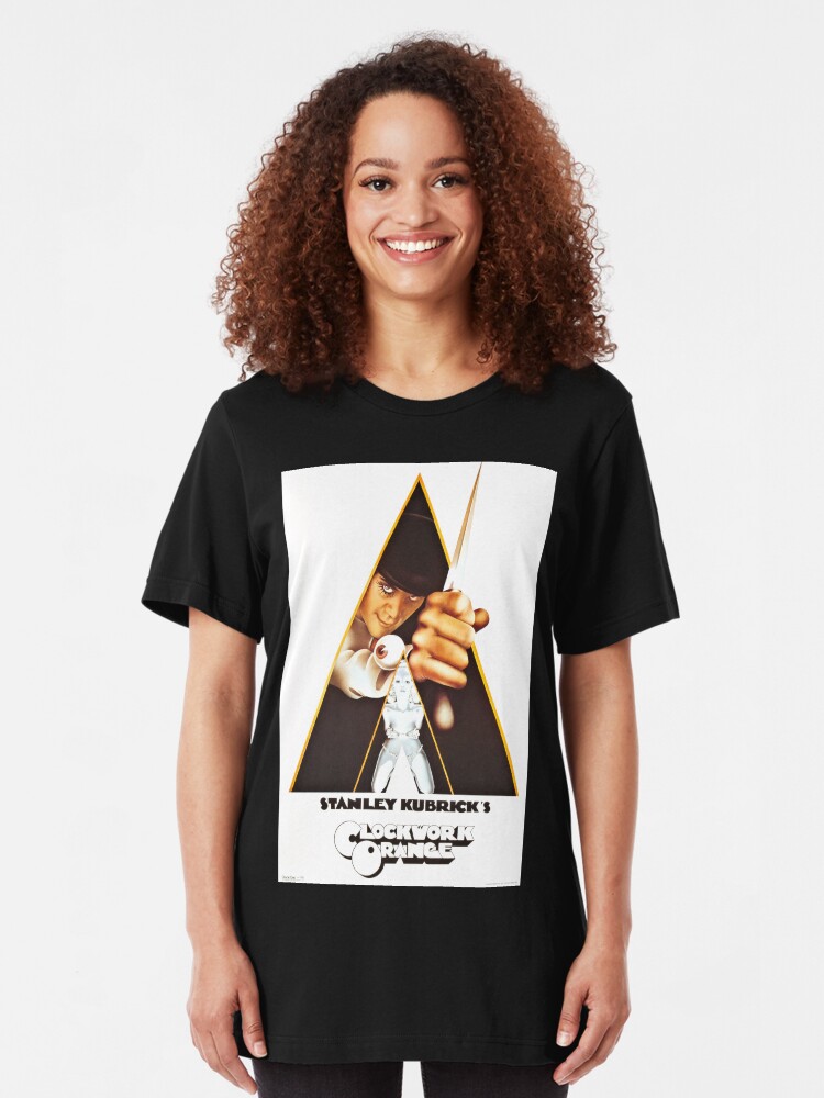 Alternate view of Vintage 1971 A Clockwork Orange, Posters, Movie, Retro Slim Fit T-Shirt