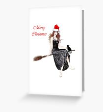 Yule Witch Greeting Card
