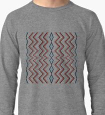 #pattern #abstract #wallpaper #seamless #chevron #design #texture #geometric #retro #blue #white #zigzag #decoration #illustration #fabric #paper #red #green #textile #backdrop #color #yellow #square Lightweight Sweatshirt