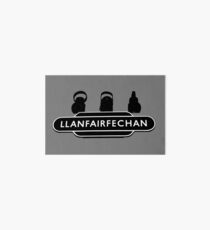 Railway sign for Llanfairfechan Art Board