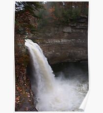 Desoto Falls, Mentone, Alabama Poster