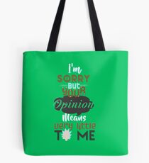 Rick and Morty Tote Bag